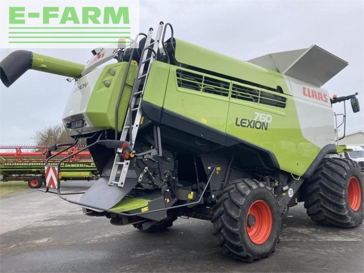 Θεριζοαλωνιστική μηχανή CLAAS lexion 760: φωτογραφία 4