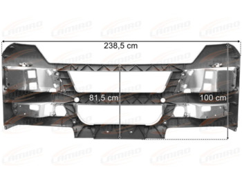 Καινούριο Προφυλακτήρας για Φορτηγό MAN TGX FRONT BUMPER RAL9010 MAN TGX FRONT BUMPER RAL9010: φωτογραφία 2