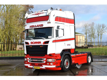 Τράκτορας Scania R580 TL V8 4x2 - RETARDER - LEATHER SEATS - SPECIAL INTERIOR - 2 x FUEL TANKS - ALCOA'S - TOP CONDITION -: φωτογραφία 2