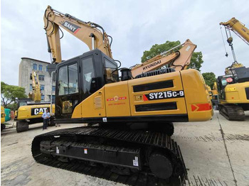 Ερπυστριοφόρος εκσκαφέας China brands good quality and high performance second-hand Sany SY215C excavator for sale in shanghai: φωτογραφία 2