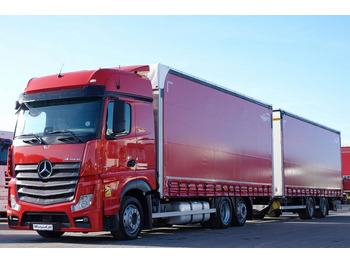 Φορτηγό μουσαμάς MERCEDES-BENZ Actros 2548