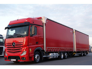 Φορτηγό μουσαμάς MERCEDES-BENZ Actros 2548