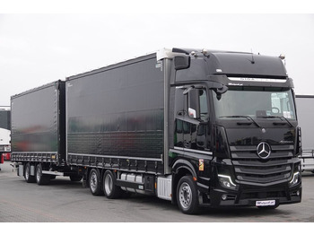 Φορτηγό μουσαμάς MERCEDES-BENZ Actros 2551