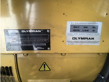 Βιομηχανική γεννήτρια Caterpillar OLYMPIAN GEP110 GENERATOR 110KVA USED: φωτογραφία 5