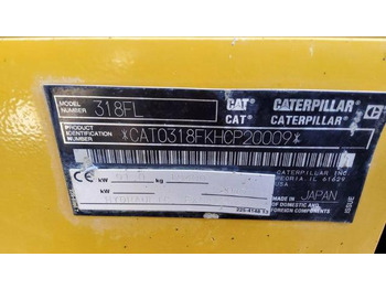 Leasing  CATERPILLAR 318FL CATERPILLAR 318FL: φωτογραφία 3