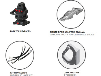 Καινούριο Κάδος τύπου αχιβάδας για Γερανός παπαγάλος Clamshell bucket with sidewalls BV-L 320: φωτογραφία 4 Καινούριο Κάδος τύπου αχιβάδας για Γερανός παπαγάλος Clamshell bucket with sidewalls BV-L 320: φωτογραφία 4