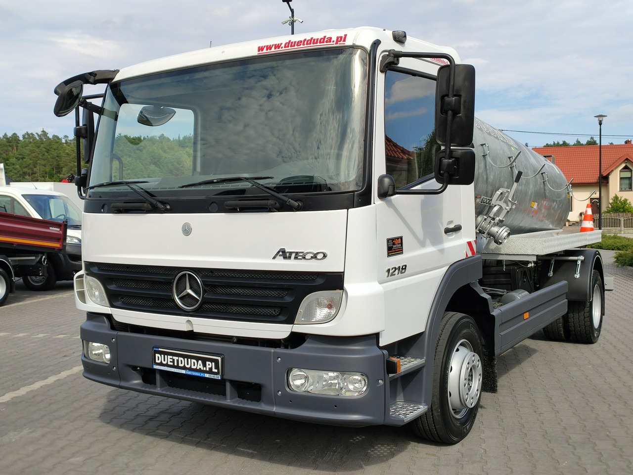 Όχημα εκκένωσης βόθρων Mercedes Atego 1218 Asenizacyjny Szambiarka Beczka Szambowóz Poj.6m 2019r: φωτογραφία 12