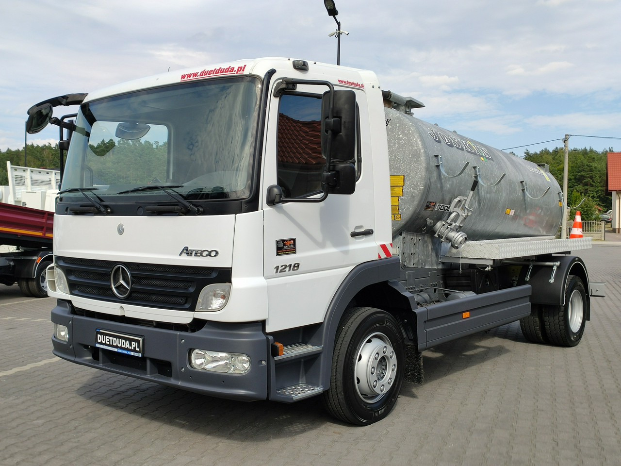 Όχημα εκκένωσης βόθρων Mercedes Atego 1218 Asenizacyjny Szambiarka Beczka Szambowóz Poj.6m 2019r: φωτογραφία 11