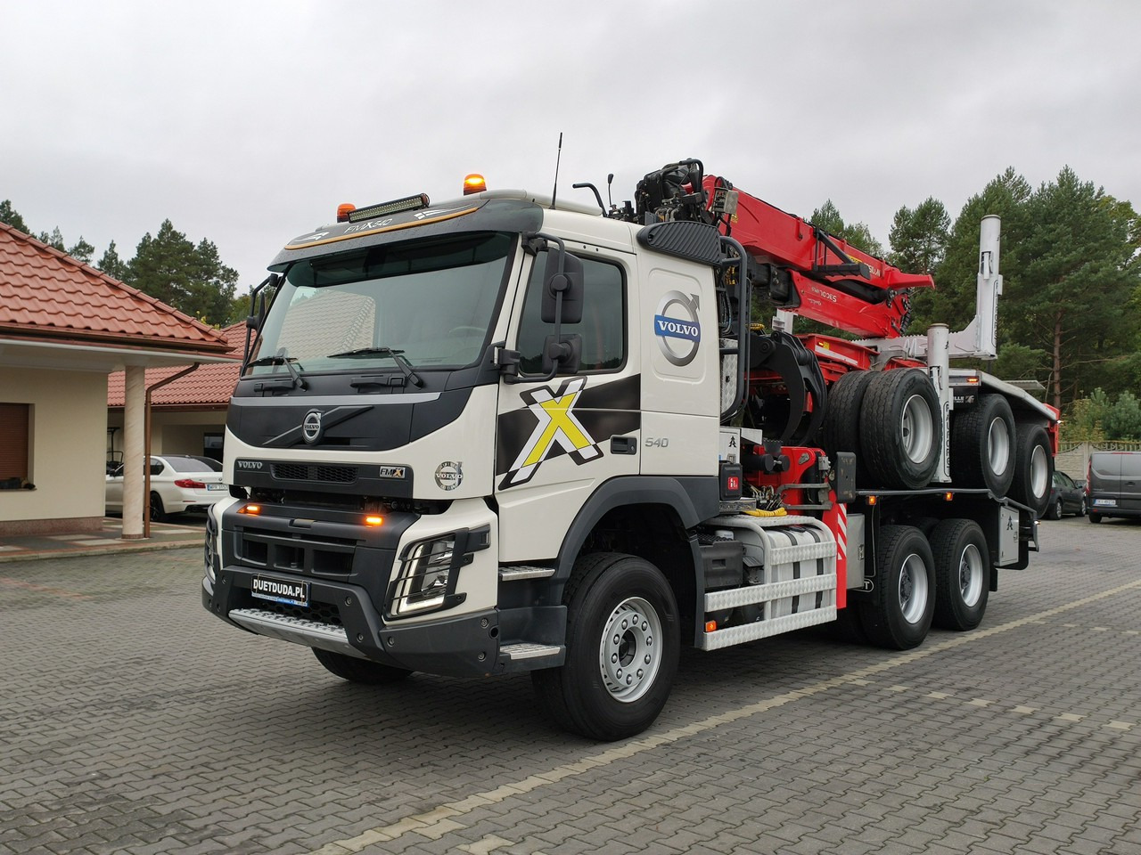 Φορτηγό ξυλείας Volvo FMX 540 6x4 RETARDER PALFORET EPSILON S300L Do Drewna: φωτογραφία 13