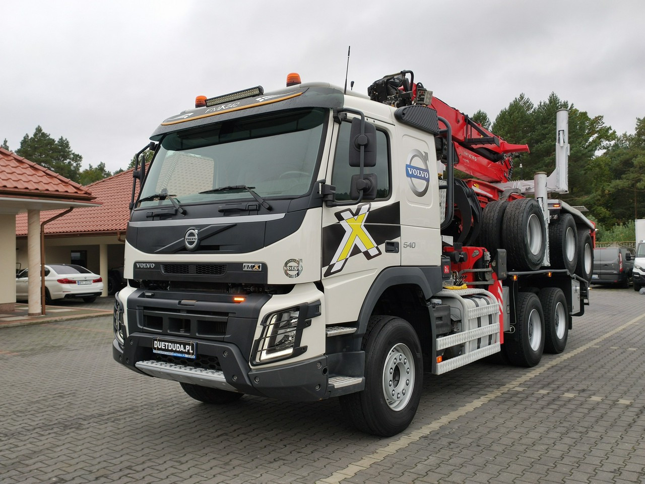 Φορτηγό ξυλείας Volvo FMX 540 6x4 RETARDER PALFORET EPSILON S300L Do Drewna: φωτογραφία 12