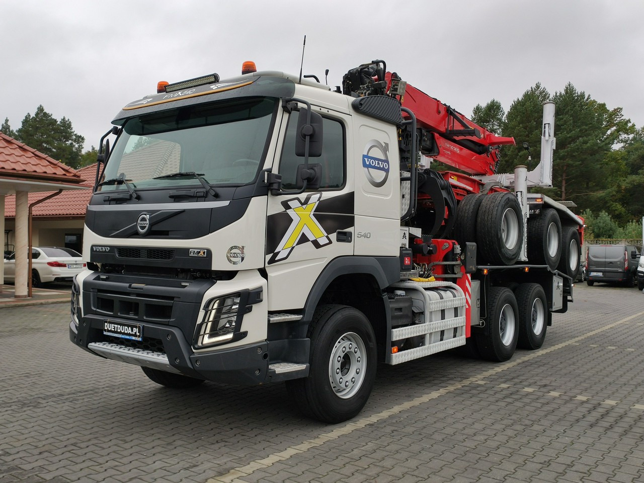 Φορτηγό ξυλείας Volvo FMX 540 6x4 RETARDER PALFORET EPSILON S300L Do Drewna: φωτογραφία 39