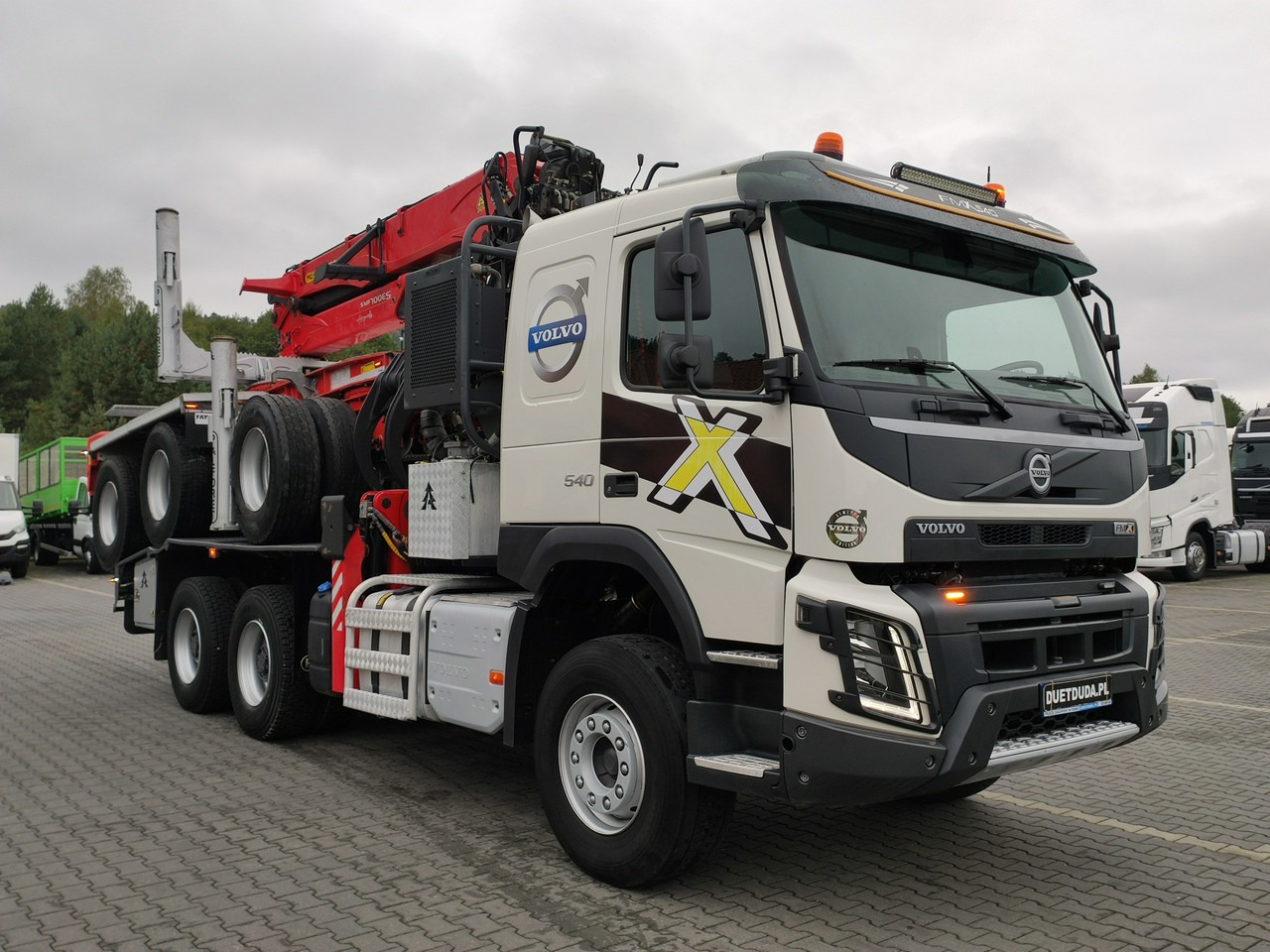 Φορτηγό ξυλείας Volvo FMX 540 6x4 RETARDER PALFORET EPSILON S300L Do Drewna: φωτογραφία 21