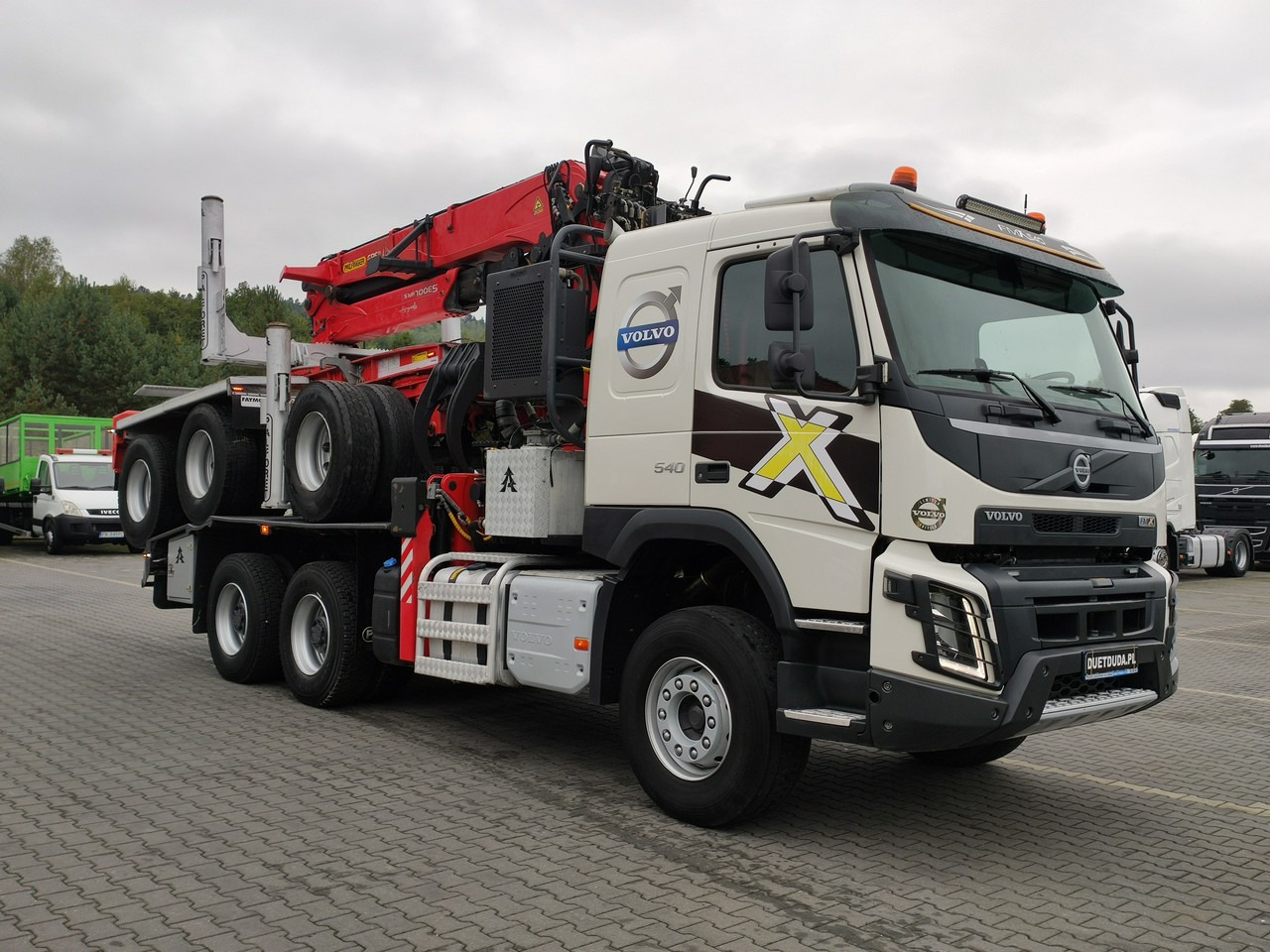 Φορτηγό ξυλείας Volvo FMX 540 6x4 RETARDER PALFORET EPSILON S300L Do Drewna: φωτογραφία 41