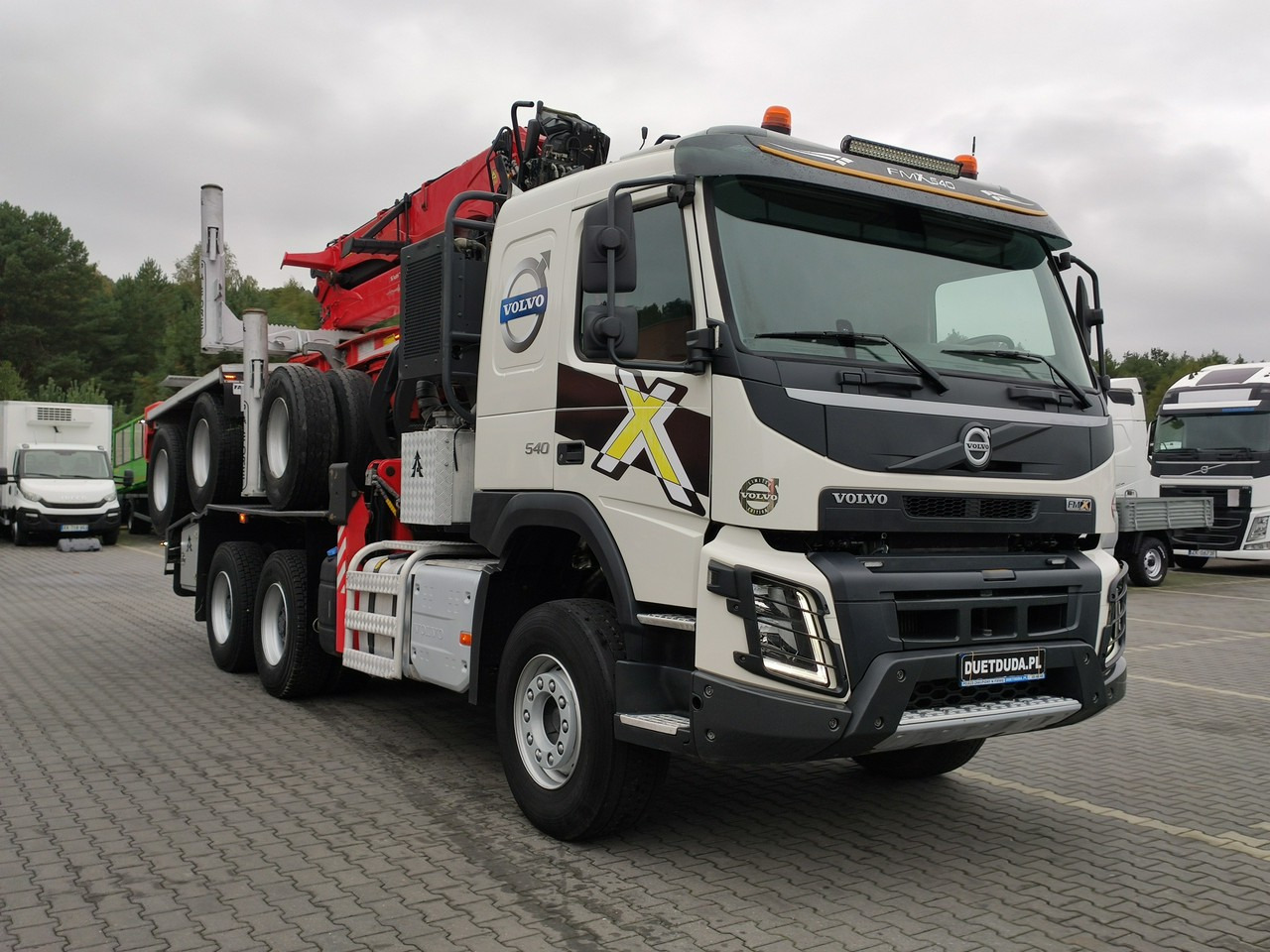 Φορτηγό ξυλείας Volvo FMX 540 6x4 RETARDER PALFORET EPSILON S300L Do Drewna: φωτογραφία 40