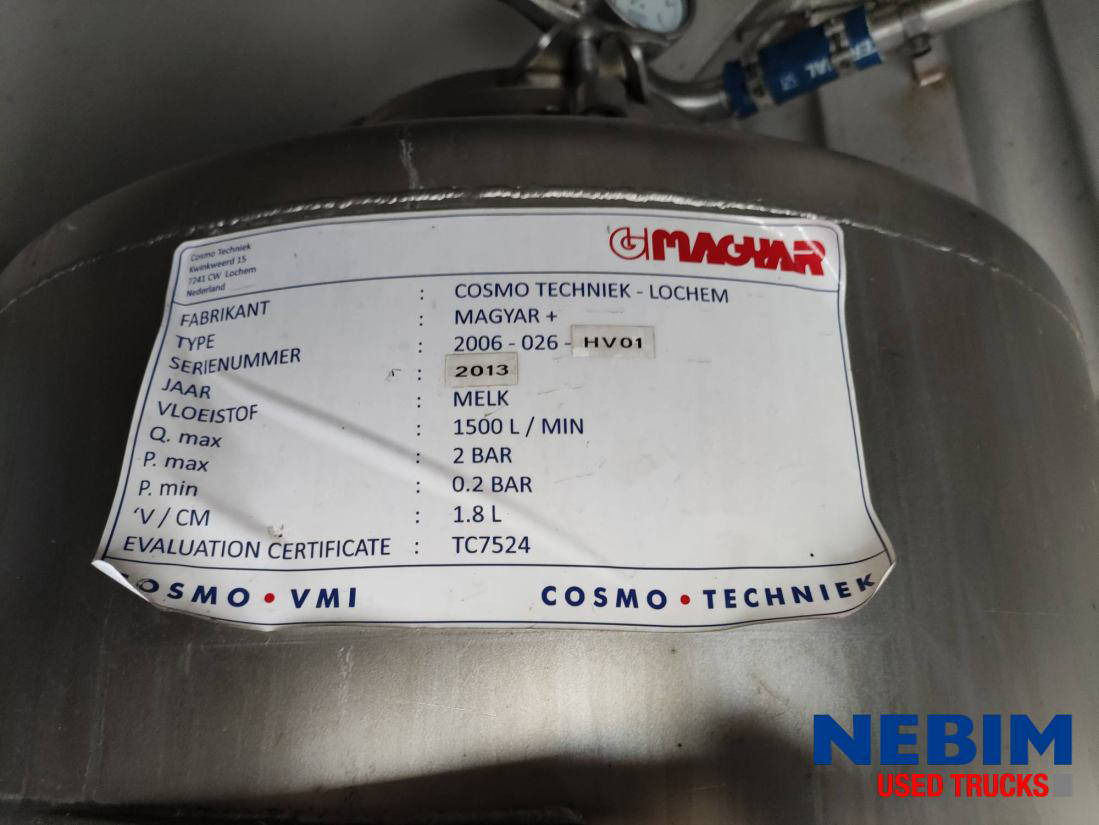 Επικαθήμενο βυτίο Magyar S43EDD Milk Tank - 36.000L: φωτογραφία 6