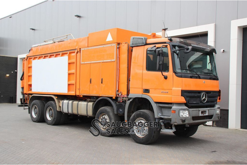 Όχημα εκκένωσης βόθρων Mercedes-Benz Actros 4144 RSP 2006 Saugbagger: φωτογραφία 8