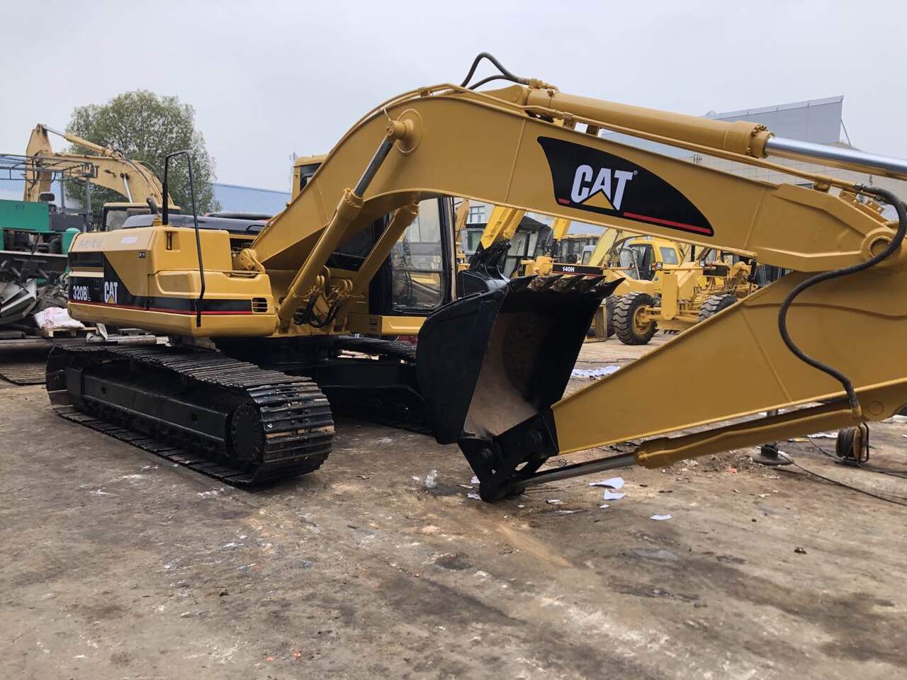 Ερπυστριοφόρος εκσκαφέας Caterpillar Cat 320B 320bl: φωτογραφία 12