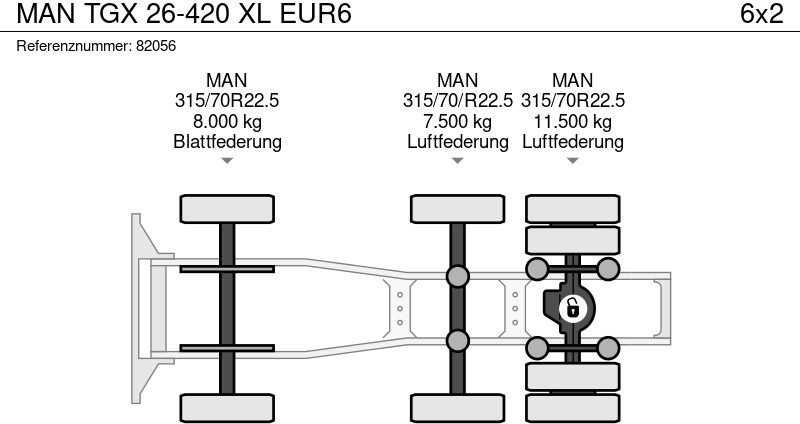 Τράκτορας MAN TGX 26-420 XL EUR6: φωτογραφία 20