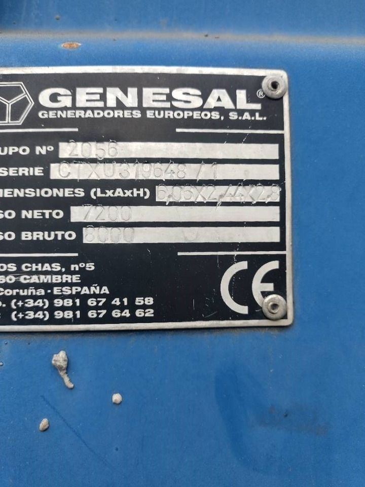 Βιομηχανική γεννήτρια Genesal 400kva agrekaatti, Deutz V8 diesel: φωτογραφία 12