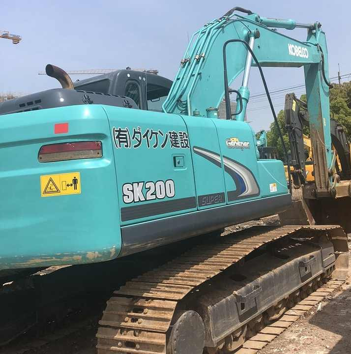 Ερπυστριοφόρος εκσκαφέας Original Kobelco SK200-8 Excavator on Sale Used Kobelco SK200-8 Excavator in Stock in Shanghai: φωτογραφία 6