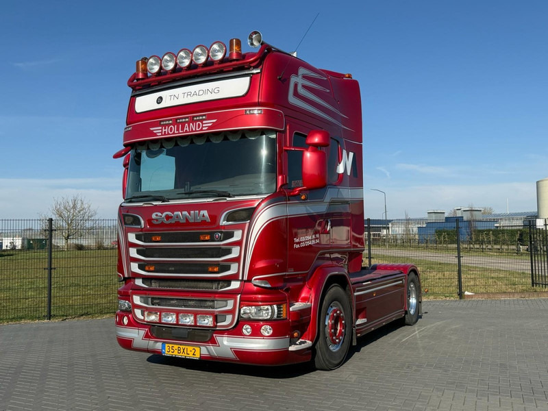 Τράκτορας Scania R520 V8 NL AUTO, LAGE KM, VOL SPOILER, ALU, LEER, RETARDER.: φωτογραφία 8