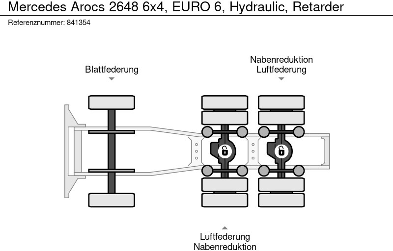 Leasing Mercedes-Benz Arocs 2648 6x4, EURO 6, Hydraulic, Retarder Mercedes-Benz Arocs 2648 6x4, EURO 6, Hydraulic, Retarder: φωτογραφία 12