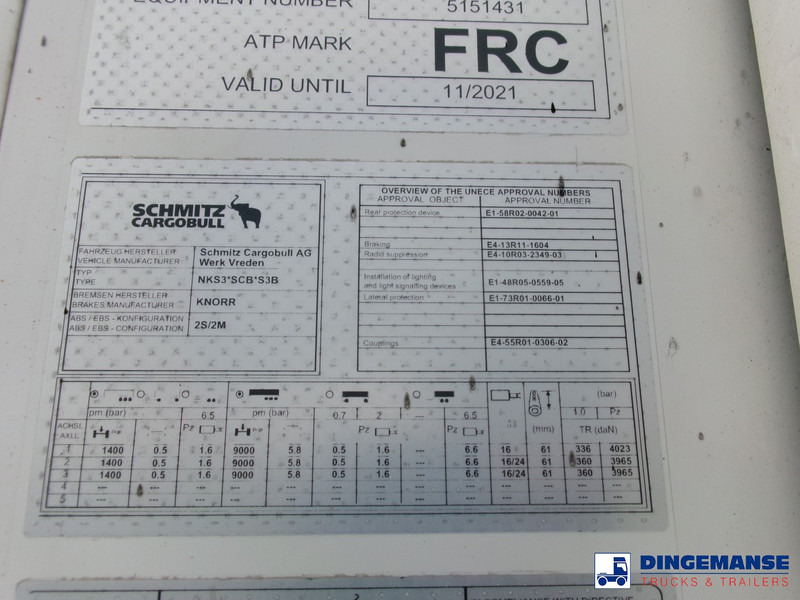 Επικαθήμενο ψυγείο Schmitz Cargobull Frigo trailer + Carrier Vector 1950 MT: φωτογραφία 18