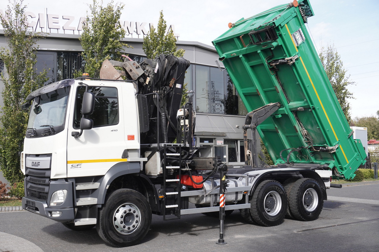 Leasing DAF CF 410 FAT 6×4 tipper / Crane Marchessi M15000Z / Bortmatic DAF CF 410 FAT 6×4 tipper / Crane Marchessi M15000Z / Bortmatic: φωτογραφία 8