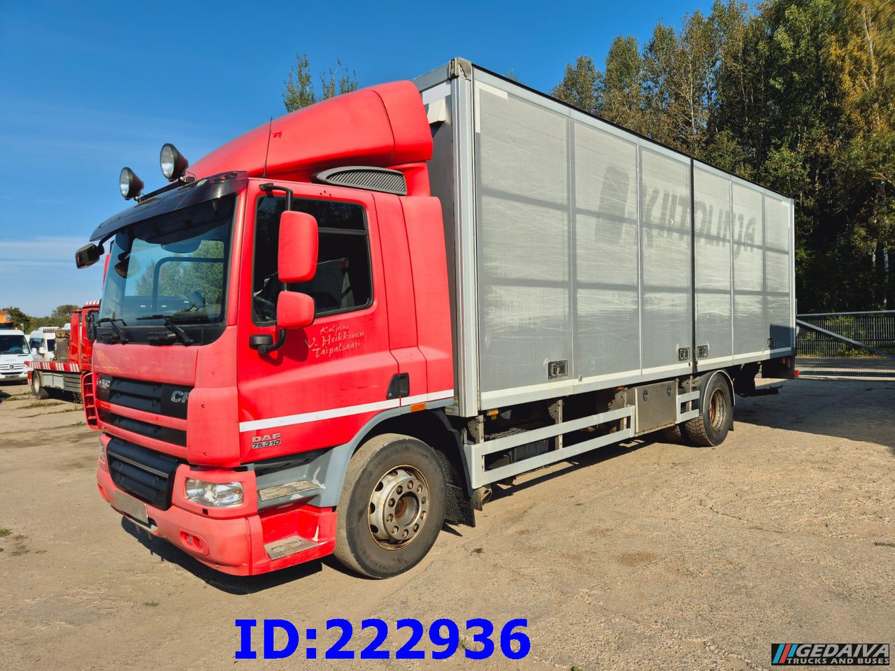 Φορτηγό κόφα DAF CF 75.310 - Euro5: φωτογραφία 1