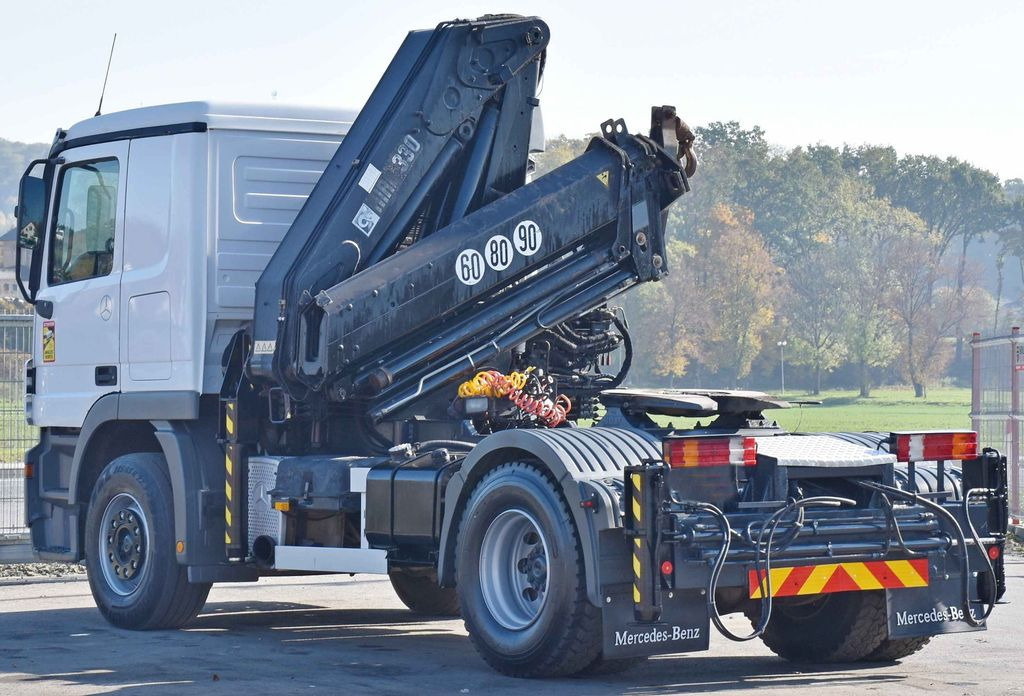 Φορτηγό με γερανό, Τράκτορας Mercedes-Benz ACTROS 1844 * Sattelzugmaschine *HIAB 330-5/FUNK: φωτογραφία 7