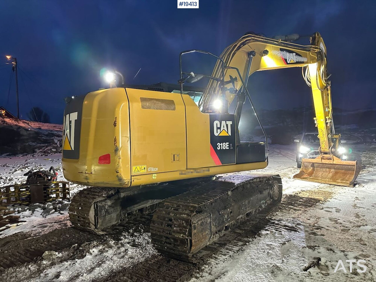 Leasing  CAT 318EL crawler excavator w/ Cleaning bucket, tooth bucket and rototilt. WATCH VIDEO. CAT 318EL crawler excavator w/ Cleaning bucket, tooth bucket and rototilt. WATCH VIDEO.: φωτογραφία 6