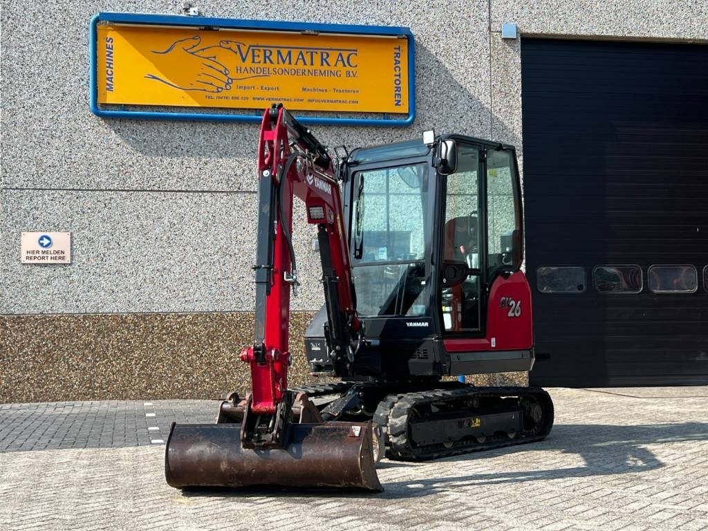 Μίνι εκσκαφέας Yanmar SV26, quick bucket release, 294 hours, 2022!: φωτογραφία 11