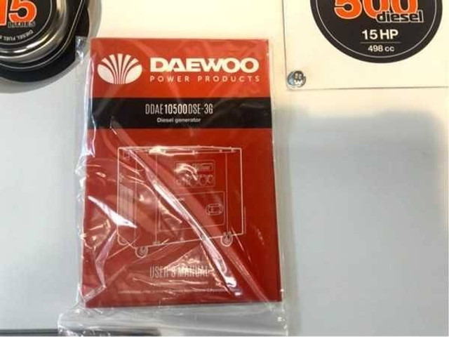 Καινούριο Βιομηχανική γεννήτρια Daewoo DDAE10500DSE-3G: φωτογραφία 9